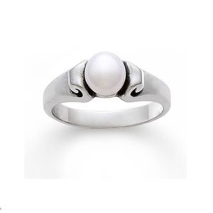 James Avery Scroll Pearl Ring